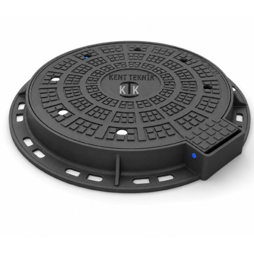 Döküm Yuvarlak Rögar Kapağı Takımı Ø600 mm C250 (DKT-600-C2)