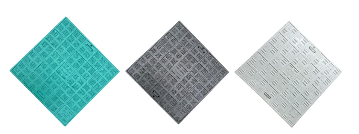 Kompozit Kare Rögar Kapağı Takımı 1000x1000 mm D400